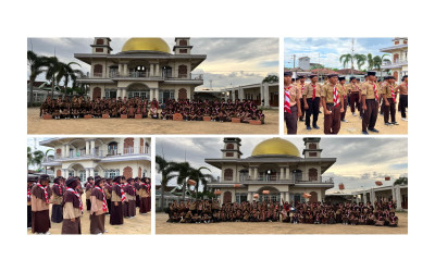 Jelajah Alam, Asah Kemandirian: Pramuka SMP IT Budi Luhur Gelar Hiking Akhir Tahun 2025